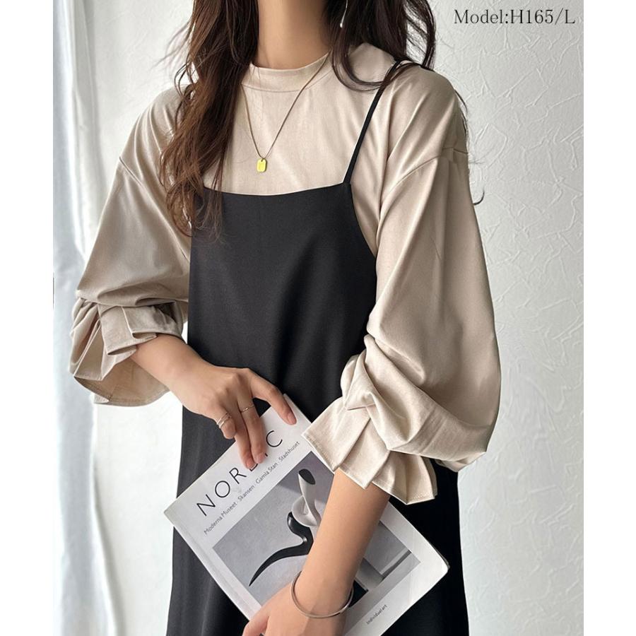 【 クラシカルエルフ classical elf 】 トップス Tシャツ レディース カットソー ロンT 長袖 ハイネック キャンディスリーブ 微光沢 上品 | classicalelf | 13