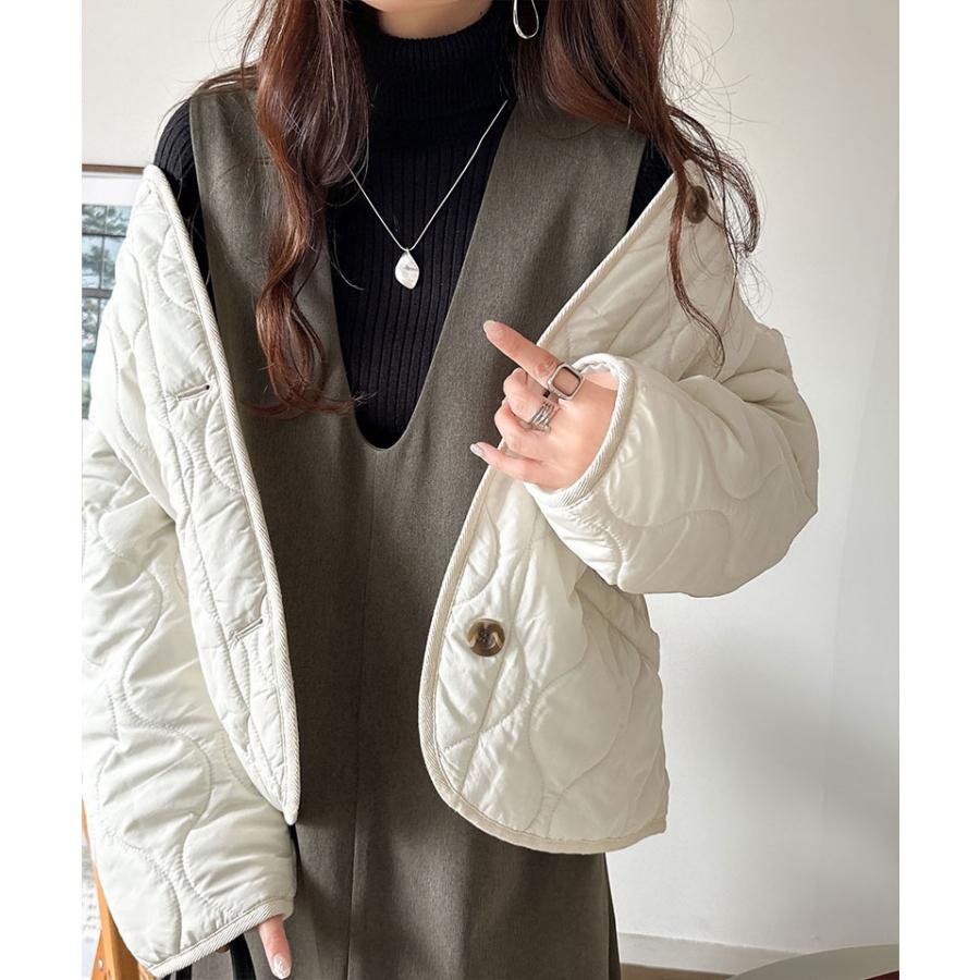 【 クラシカルエルフ classical elf 】ワンピース 秋冬 きれいめ レディース 着こなし 自由自在 深U ネック Vネック 前後 2way ワンピ | classicalelf | 11