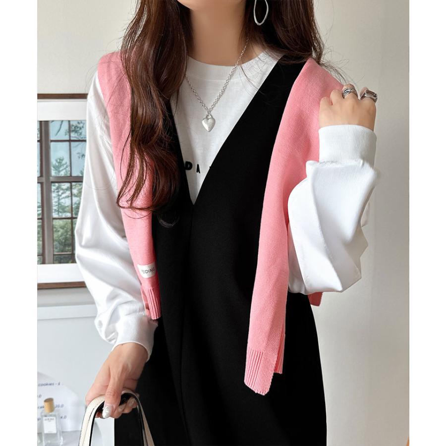 【 クラシカルエルフ classical elf 】ワンピース 秋冬 きれいめ レディース 着こなし 自由自在 深U ネック Vネック 前後 2way ワンピ | classicalelf | 07