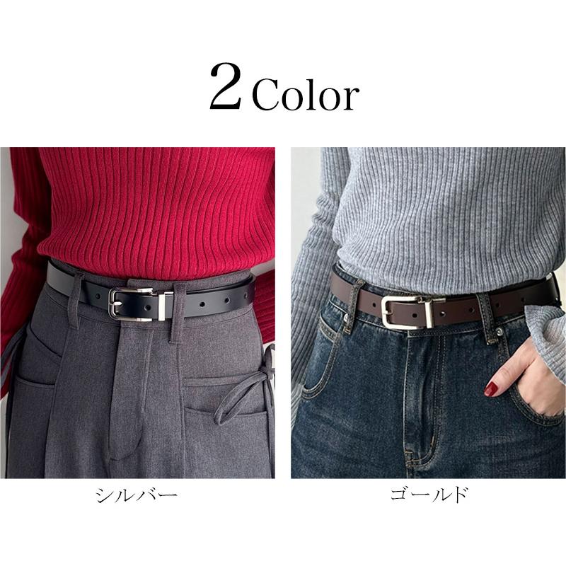 【 クラシカルエルフ classical elf 】 ベルト レディース レザーベルト 2WAY リバーシブル シンプル 高級感 牛床革 耐久性抜群 ベーシック | classicalelf | 01