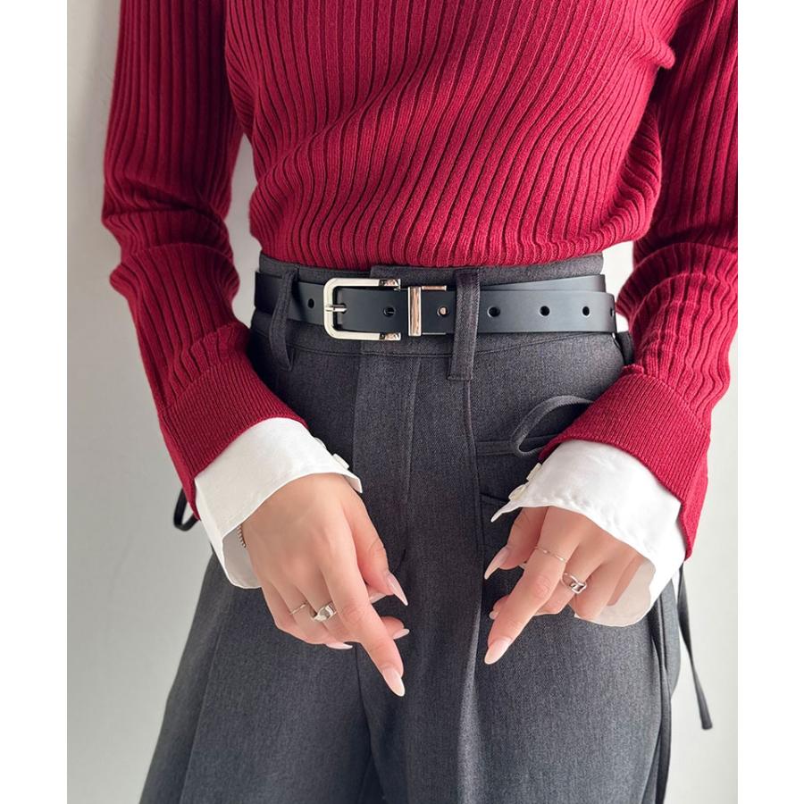 【 クラシカルエルフ classical elf 】 ベルト レディース レザーベルト 2WAY リバーシブル シンプル 高級感 牛床革 耐久性抜群 ベーシック | classicalelf | 03