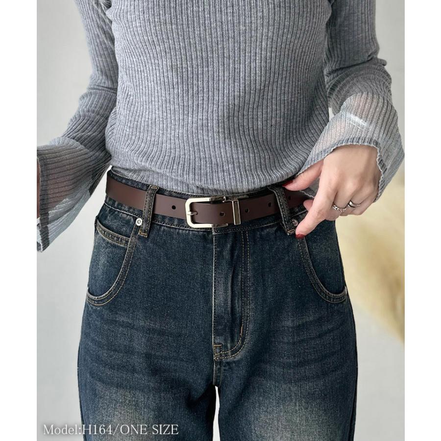 【 クラシカルエルフ classical elf 】 ベルト レディース レザーベルト 2WAY リバーシブル シンプル 高級感 牛床革 耐久性抜群 ベーシック | classicalelf | 09