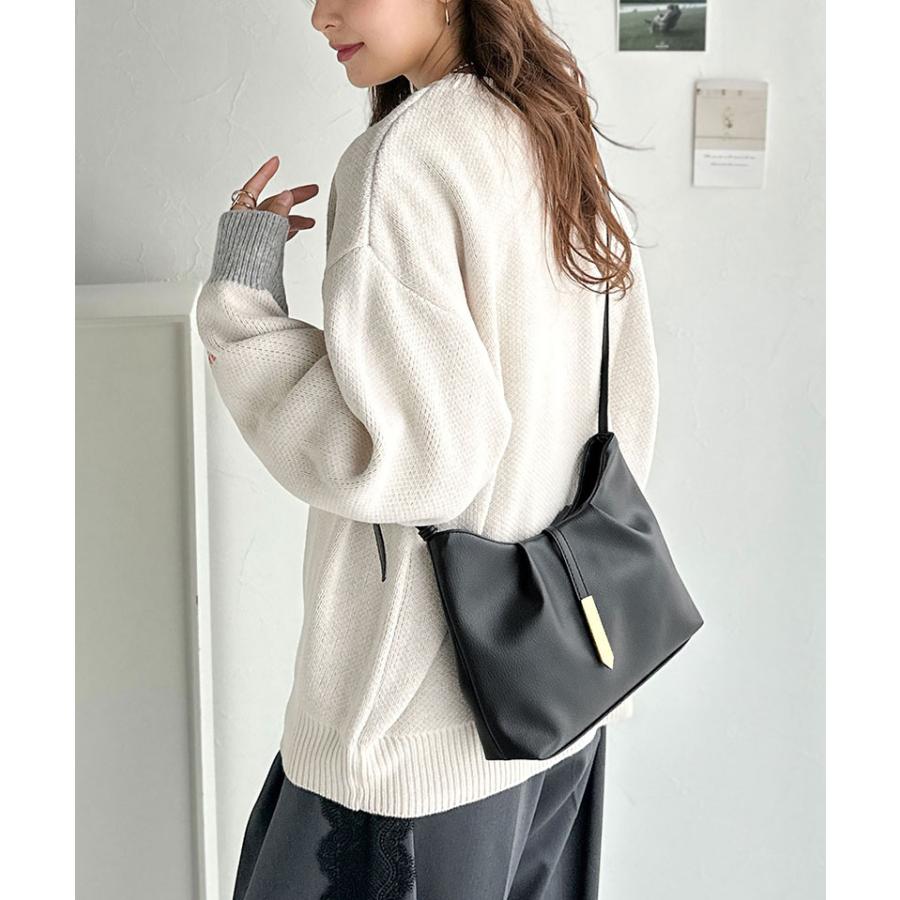 【 クラシカルエルフ classical elf 】 ショルダーバッグ レディース 斜めがけ 軽量 バッグ ソフトシュリンク シンプル キレイめ 上品見え ギャザー入り | classicalelf | 10