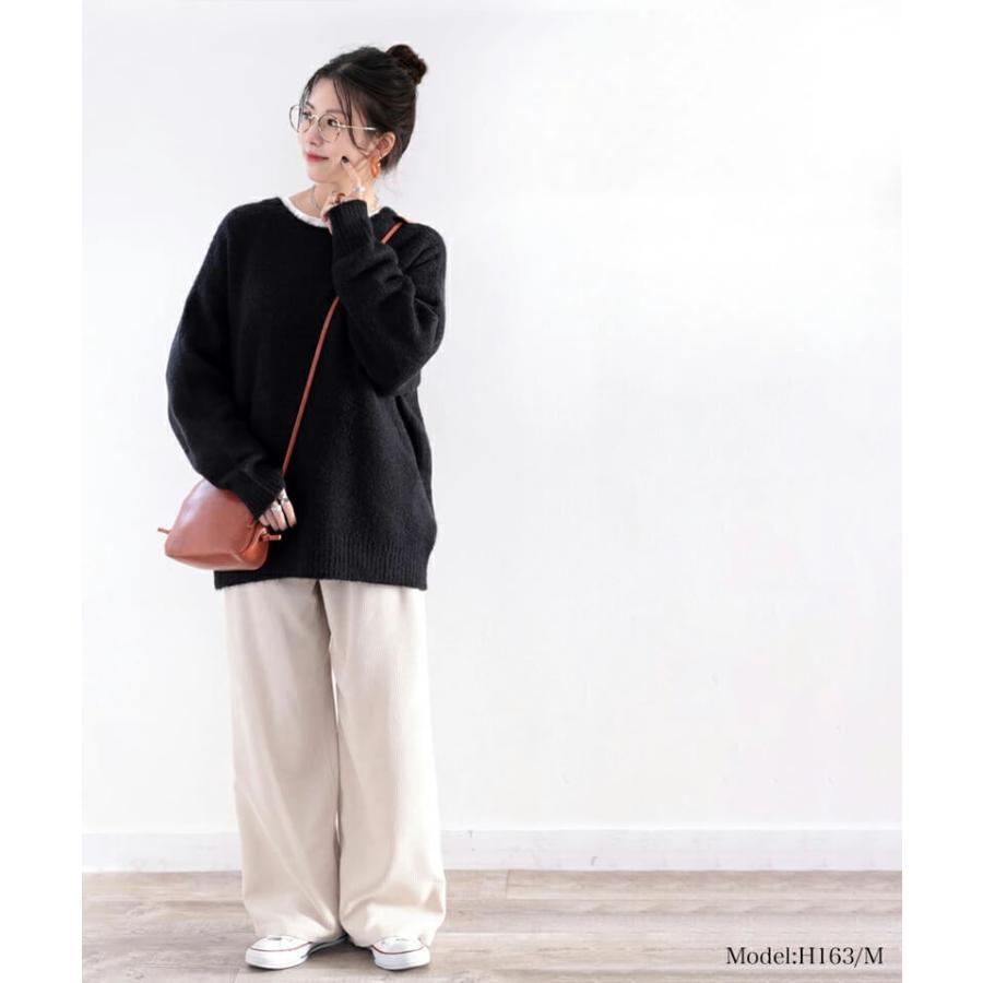 レディース メンズ トップス ニット カーディガン プルオーバー アウター 大きいサイズ 前後2way モチモチ ヤーン リバーシブル オーバーサイズ ゆっ | classicalelf | 15