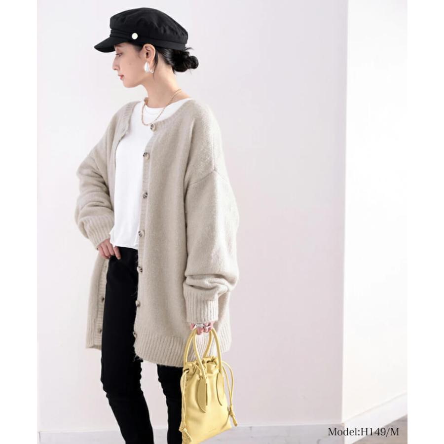レディース メンズ トップス ニット カーディガン プルオーバー アウター 大きいサイズ 前後2way モチモチ ヤーン リバーシブル オーバーサイズ ゆっ | classicalelf | 02