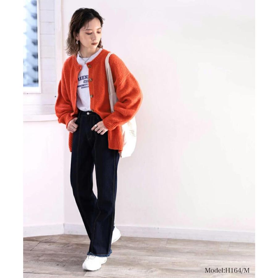 レディース メンズ トップス ニット カーディガン プルオーバー アウター 大きいサイズ 前後2way モチモチ ヤーン リバーシブル オーバーサイズ ゆっ | classicalelf | 07