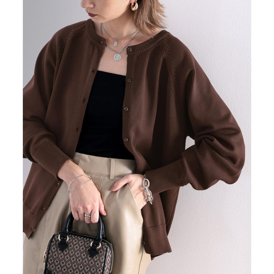 トップス カーディガン プルオーバー レディース 大きいサイズ オーバーサイズ ゆったり 軽量 バックボタン 前後2way 高見え ショート丈 男女兼用 ユ | classicalelf | 10