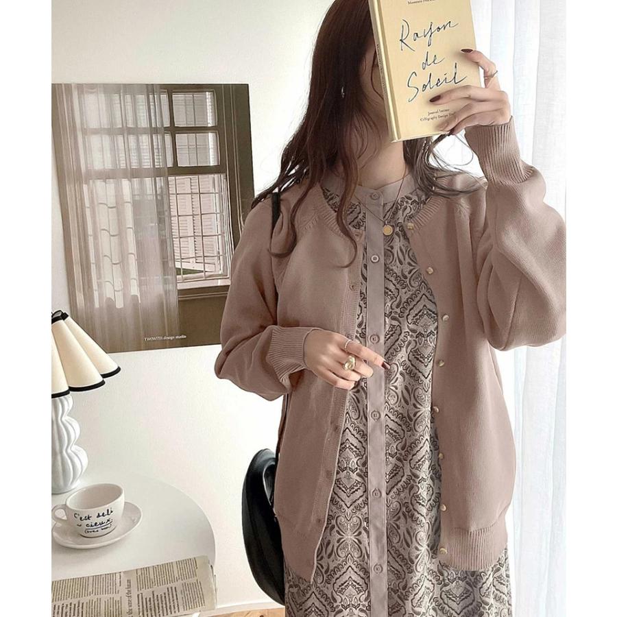 トップス カーディガン プルオーバー レディース 大きいサイズ オーバーサイズ ゆったり 軽量 バックボタン 前後2way 高見え ショート丈 男女兼用 ユ | classicalelf | 04