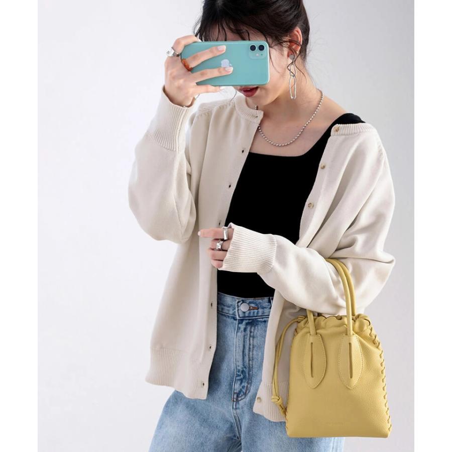 トップス カーディガン プルオーバー レディース 大きいサイズ オーバーサイズ ゆったり 軽量 バックボタン 前後2way 高見え ショート丈 男女兼用 ユ | classicalelf | 05