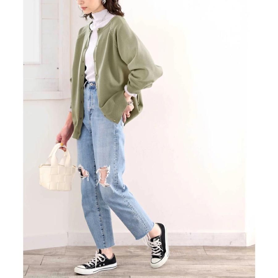 トップス カーディガン プルオーバー レディース 大きいサイズ オーバーサイズ ゆったり 軽量 バックボタン 前後2way 高見え ショート丈 男女兼用 ユ | classicalelf | 09
