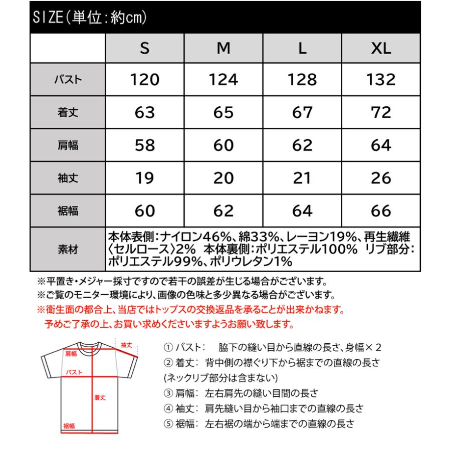 トップス Tシャツ レディース 透け感 クロシェ 風 ドライタッチ レース 配色 リブ ライン 半袖 Tee オーバーサイズ ロングシーズン 華奢見せ | classicalelf | 17