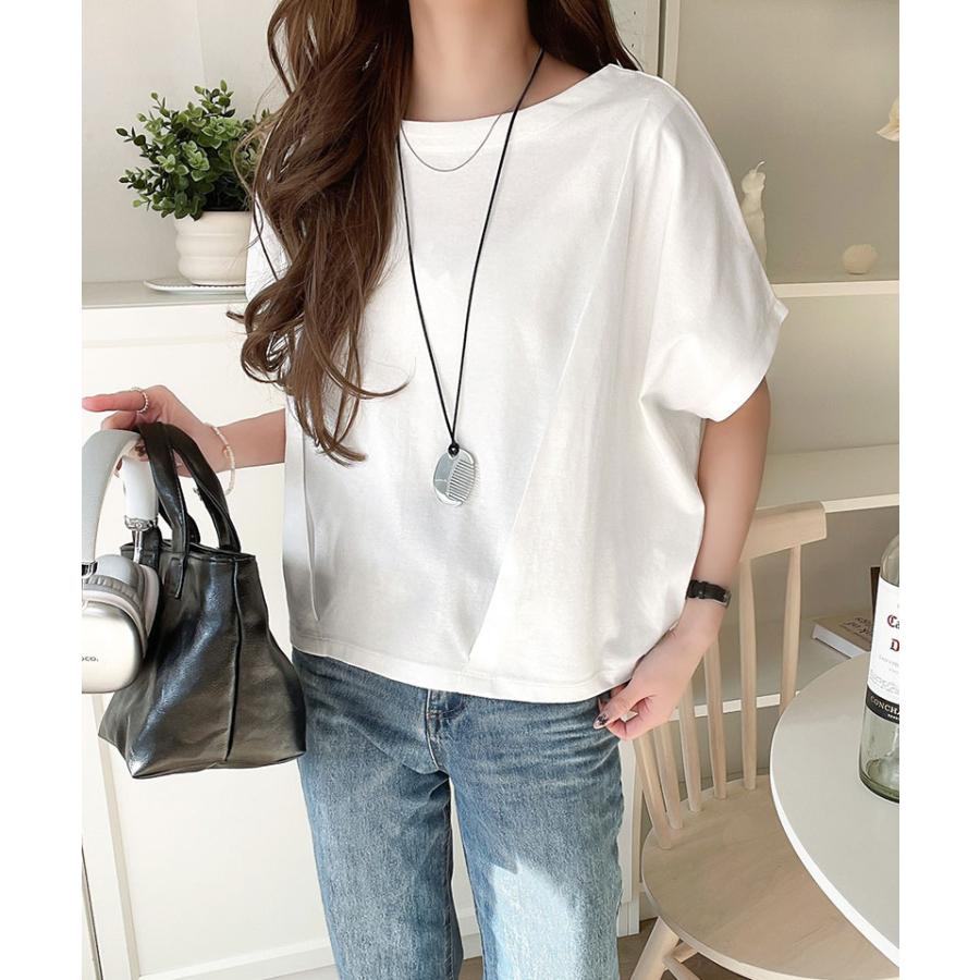 【 クラシカルエルフ classical elf 】 tシャツ レディース 半袖 トップス カットソー 接触冷感 涼しい 快適 シンプル 洗練 カジュアル きれいめ | classicalelf | 02