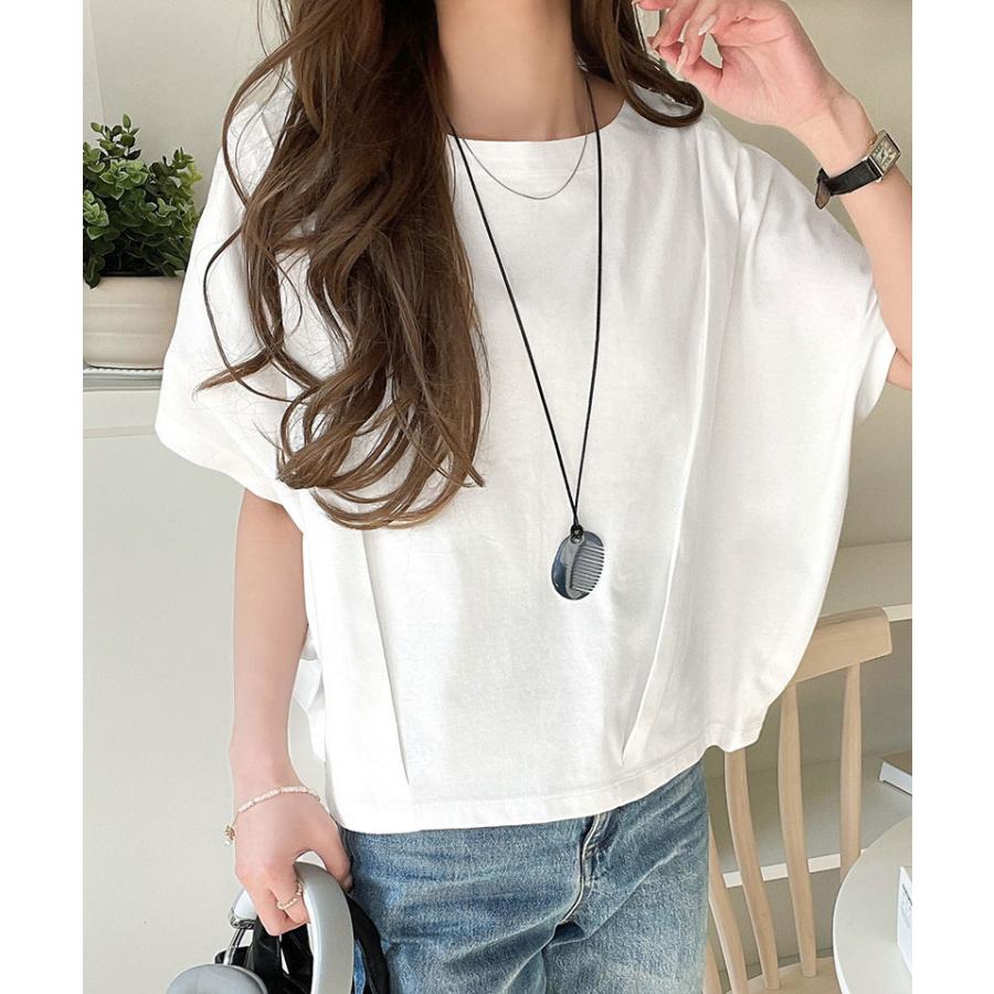 【 クラシカルエルフ classical elf 】 tシャツ レディース 半袖 トップス カットソー 接触冷感 涼しい 快適 シンプル 洗練 カジュアル きれいめ | classicalelf | 03