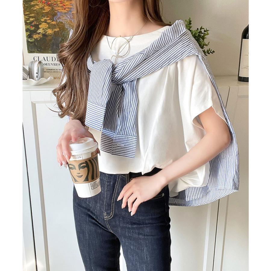 【 クラシカルエルフ classical elf 】 tシャツ レディース 半袖 トップス カットソー 接触冷感 涼しい 快適 シンプル 洗練 カジュアル きれいめ | classicalelf | 04