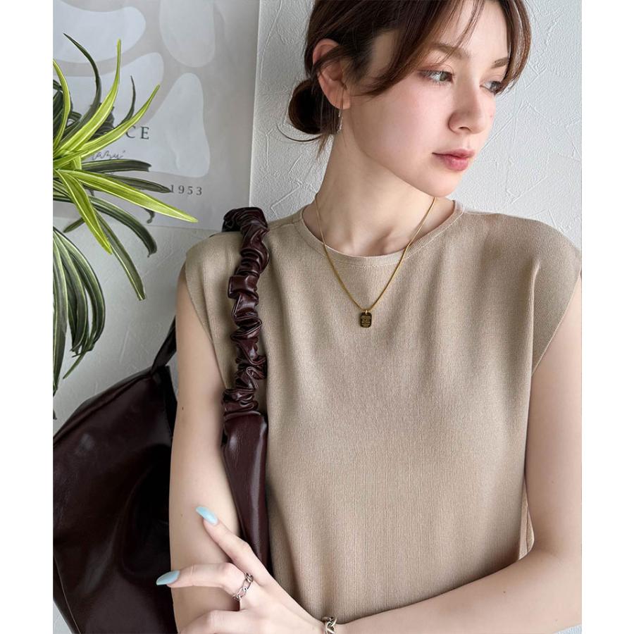 【 クラシカルエルフ classical elf 】 tシャツ レディース 半袖 カットソー センターライン サマーニット 体型カバー シンプル きれいめ 大きいサイズ | classicalelf | 02