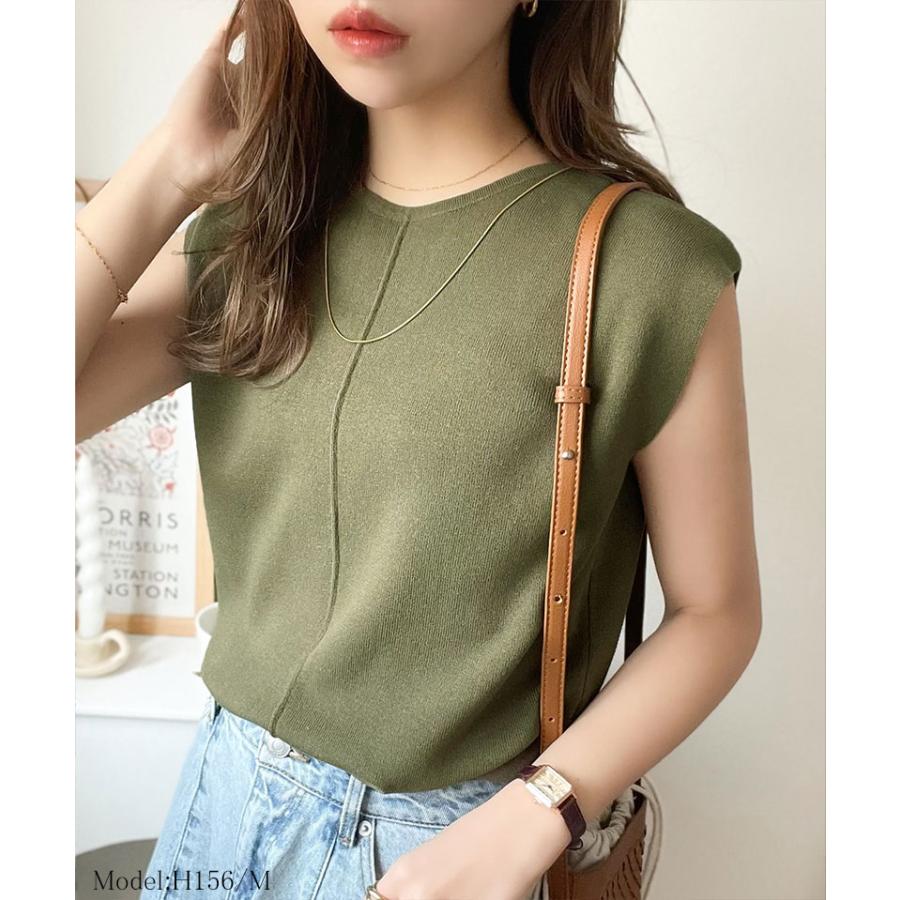 【 クラシカルエルフ classical elf 】 tシャツ レディース 半袖 カットソー センターライン サマーニット 体型カバー シンプル きれいめ 大きいサイズ | classicalelf | 08