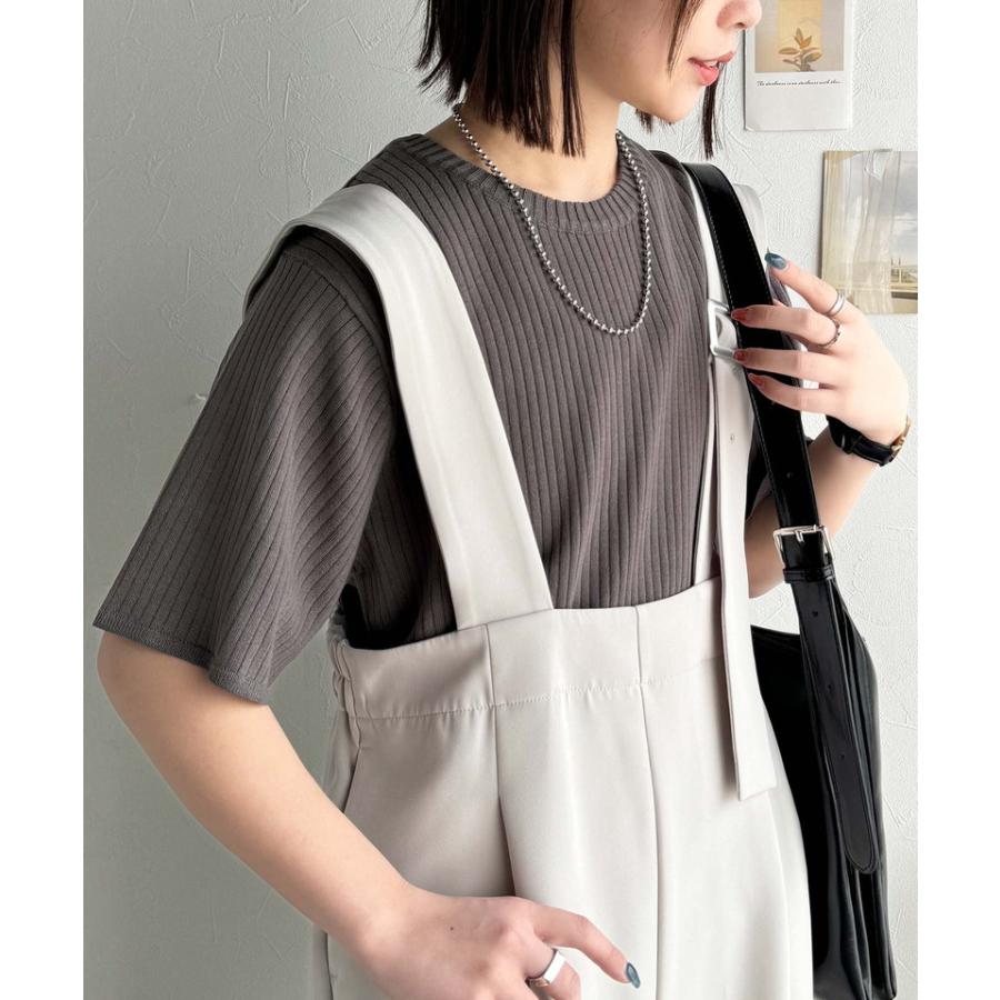 【 クラシカルエルフ classical elf 】 tシャツ レディース 半袖 カットソー クルーネック 半袖 5分袖 通気性 サマーニット | classicalelf | 08