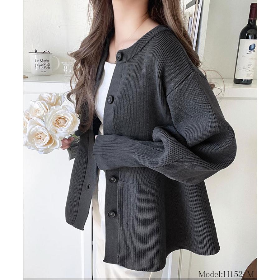 【 クラシカルエルフ classical elf 】カーディガン レディース 秋冬 トップス 2way 仕様 ペプラム ニットカーデ 大きめ ボタン レイヤードコーデ | classicalelf | 13