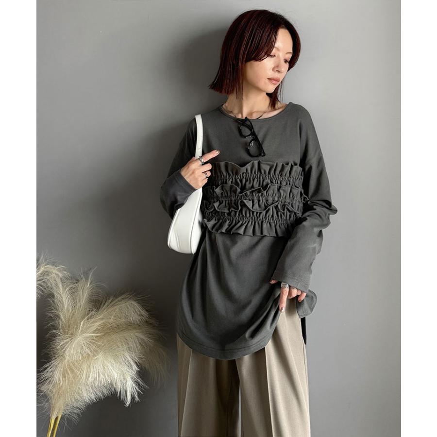 【 クラシカルエルフ classical elf 】 ロンt レディース ブランド トップス 取り外し 可能 フリル ビスチェ ベルト セット カットソートップス 長袖 | classicalelf | 13