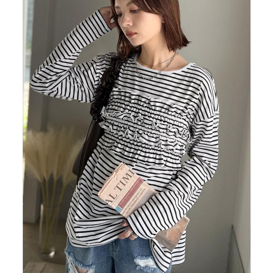 【 クラシカルエルフ classical elf 】 ロンt レディース ブランド トップス 取り外し 可能 フリル ビスチェ ベルト セット カットソートップス 長袖 | classicalelf | 03