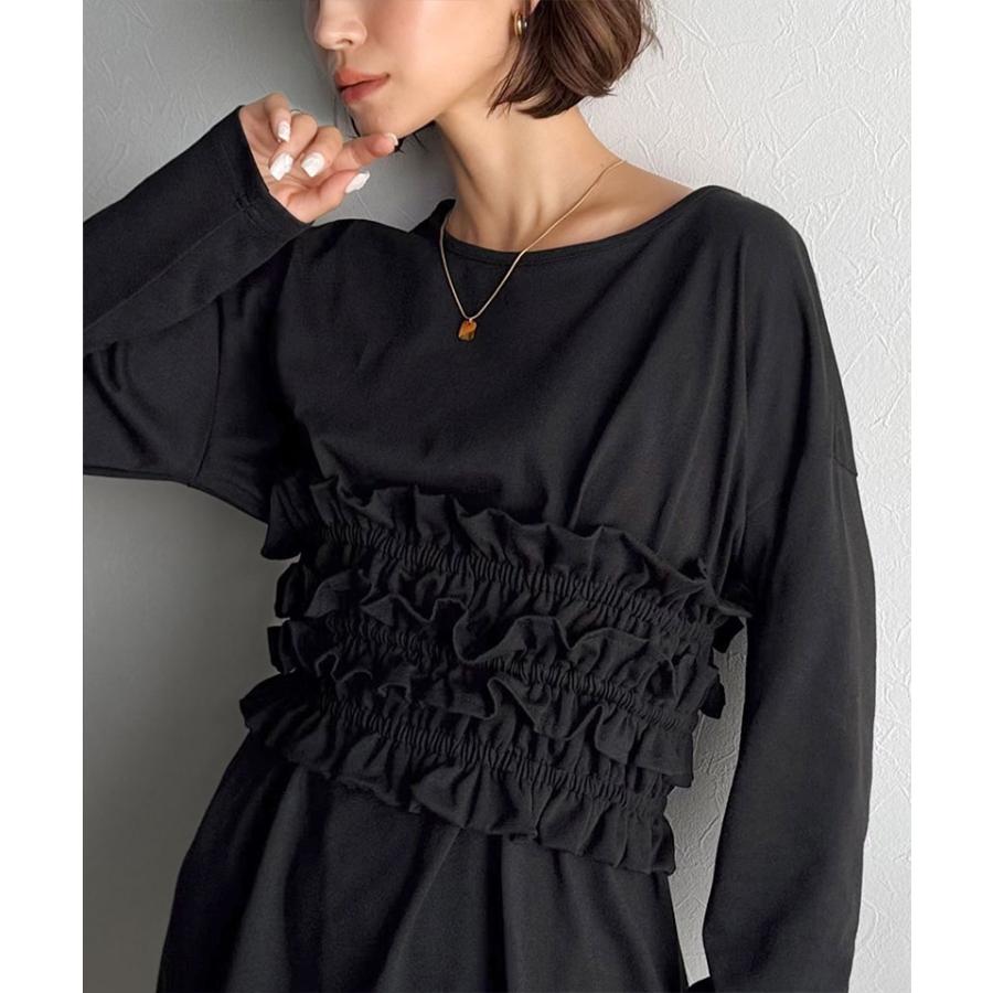 【 クラシカルエルフ classical elf 】 ロンt レディース ブランド トップス 取り外し 可能 フリル ビスチェ ベルト セット カットソートップス 長袖 | classicalelf | 07