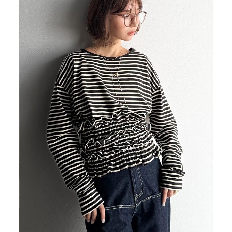 【 クラシカルエルフ classical elf 】 ロンt レディース ブランド トップス 取り外し 可能 フリル ビスチェ ベルト セット カットソートップス 長袖 | classicalelf | 09