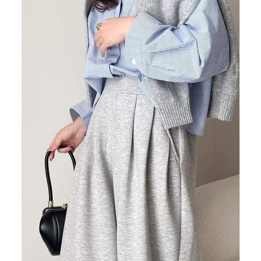 【 クラシカルエルフ classical elf 】ボトムス レディース 秋冬 パンツ 3タック コクーン シルエット ダンボール 素材 ワイドパンツ ウエスト ゴム | classicalelf | 11