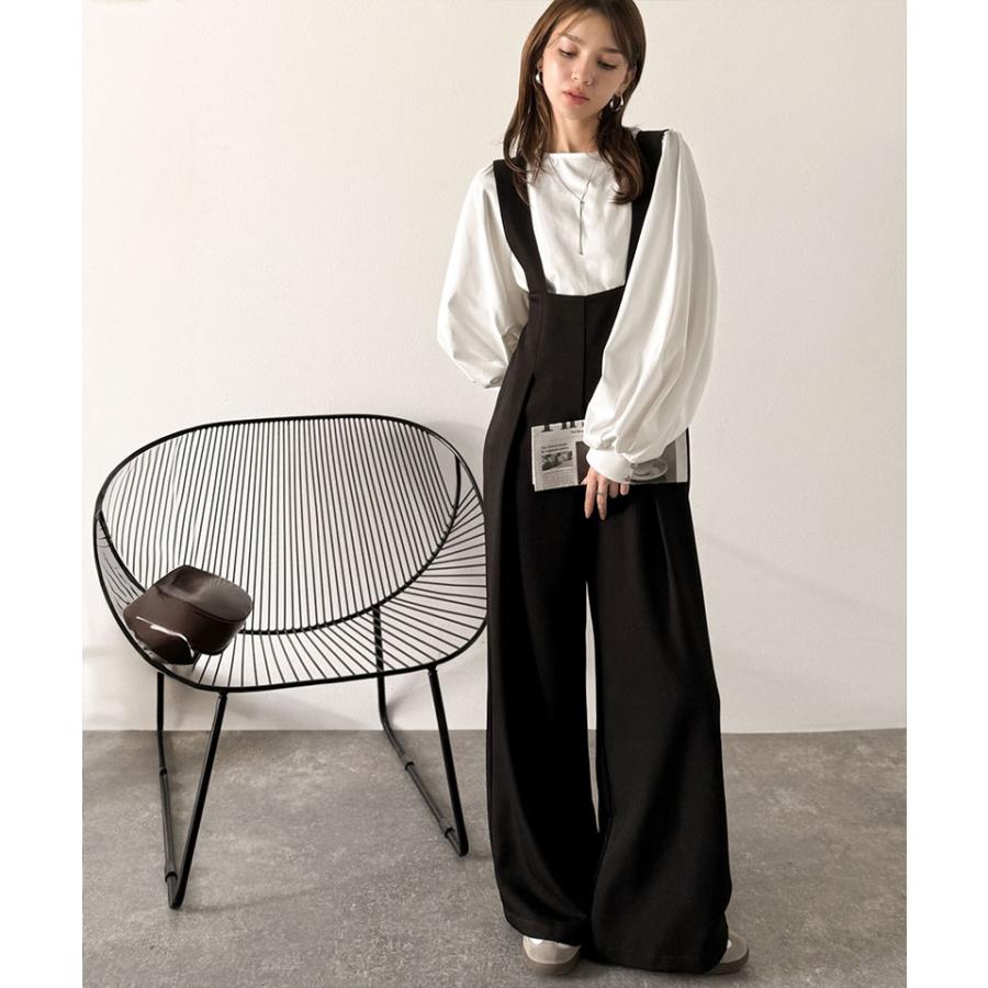 【 クラシカルエルフ classical elf 】トップス レディース きれいめ 長袖 Tシャツ 綺麗め ボタン ボリューム スリーブ 長袖 ゆるっと オーバーサイズ | classicalelf | 05