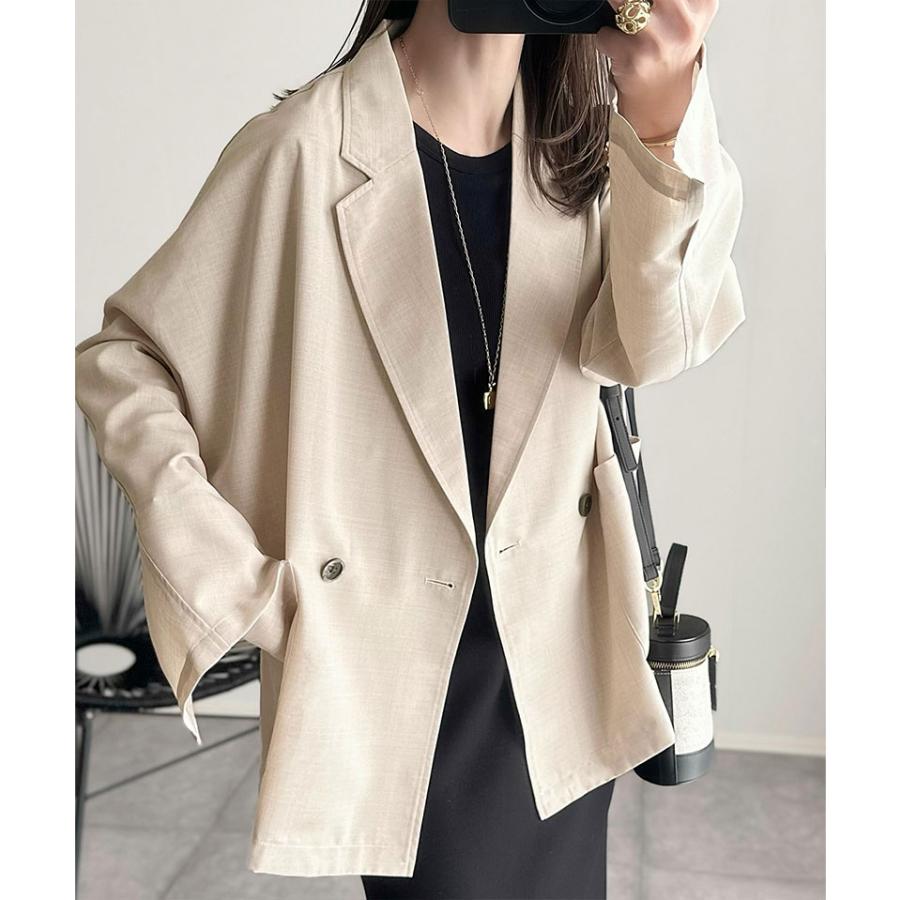 【 クラシカルエルフ classical elf 】 ジャケット アウター テーラードジャケット レディース ジャケット ダブルジャケット ドルマンスリーブ | classicalelf | 08