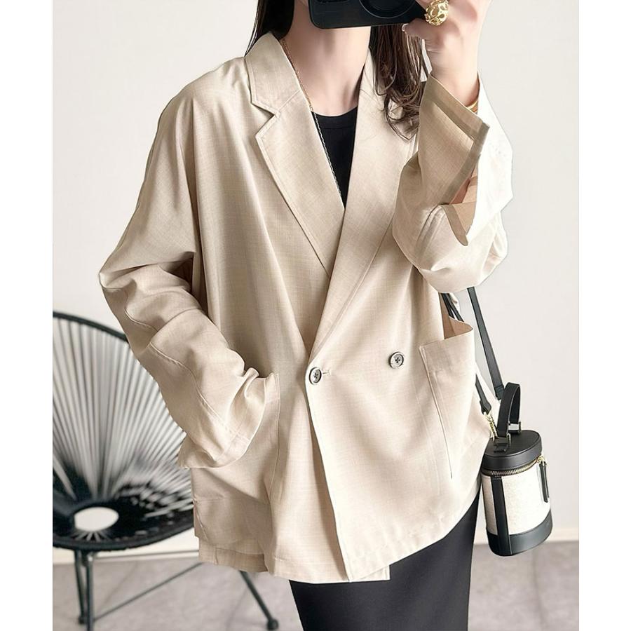 【 クラシカルエルフ classical elf 】 ジャケット アウター テーラードジャケット レディース ジャケット ダブルジャケット ドルマンスリーブ | classicalelf | 09