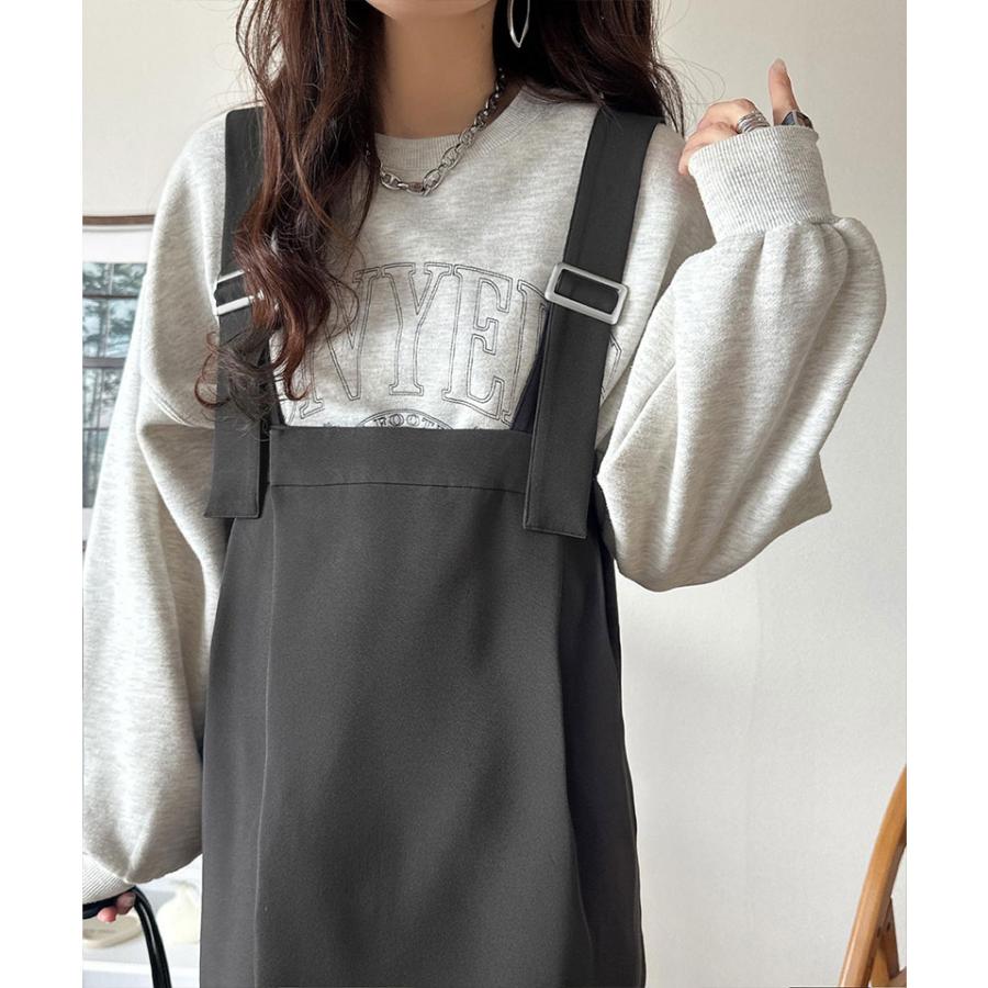 【 クラシカルエルフ classical elf 】 オールインワン サロペット レディース 着回し自在 2way 仕様 デザイン ベルト ラップ サロペ セットアップ可能 | classicalelf | 12