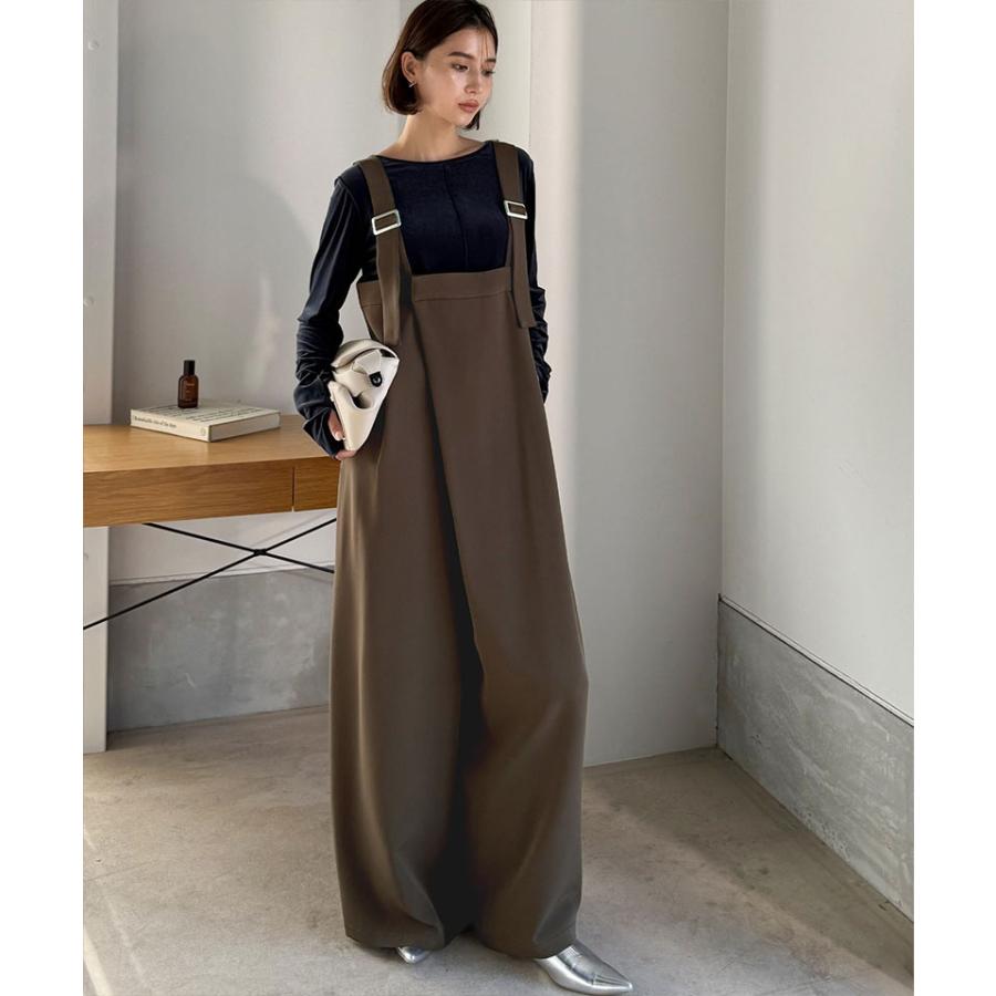 【 クラシカルエルフ classical elf 】 オールインワン サロペット レディース 着回し自在 2way 仕様 デザイン ベルト ラップ サロペ セットアップ可能 | classicalelf | 14