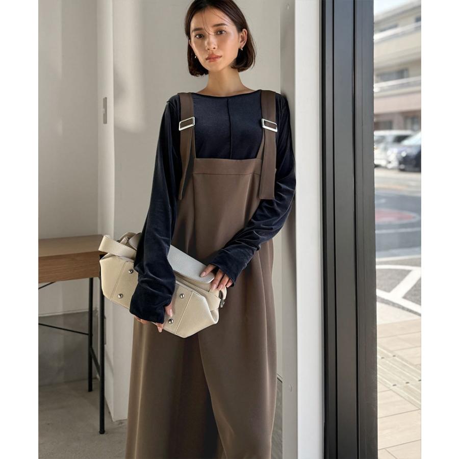 【 クラシカルエルフ classical elf 】 オールインワン サロペット レディース 着回し自在 2way 仕様 デザイン ベルト ラップ サロペ セットアップ可能 | classicalelf | 15