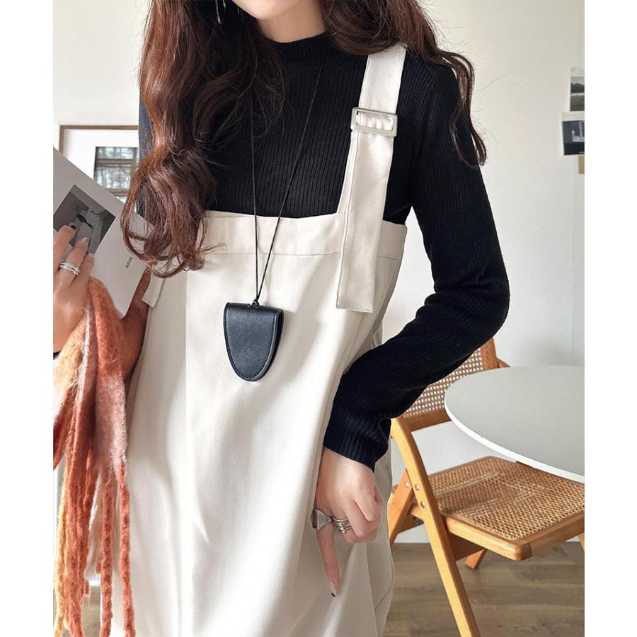 【 クラシカルエルフ classical elf 】 オールインワン サロペット レディース 着回し自在 2way 仕様 デザイン ベルト ラップ サロペ セットアップ可能 | classicalelf | 03