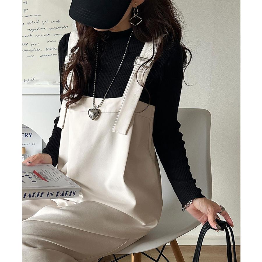 【 クラシカルエルフ classical elf 】 オールインワン サロペット レディース 着回し自在 2way 仕様 デザイン ベルト ラップ サロペ セットアップ可能 | classicalelf | 04