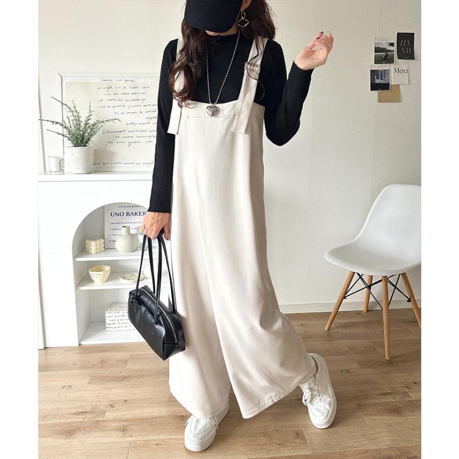 【 クラシカルエルフ classical elf 】 オールインワン サロペット レディース 着回し自在 2way 仕様 デザイン ベルト ラップ サロペ セットアップ可能 | classicalelf | 05