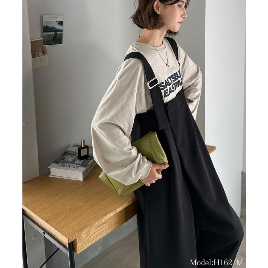 【 クラシカルエルフ classical elf 】 オールインワン サロペット レディース 着回し自在 2way 仕様 デザイン ベルト ラップ サロペ セットアップ可能 | classicalelf | 06