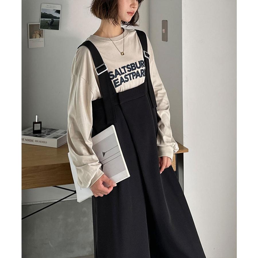 【 クラシカルエルフ classical elf 】 オールインワン サロペット レディース 着回し自在 2way 仕様 デザイン ベルト ラップ サロペ セットアップ可能 | classicalelf | 07