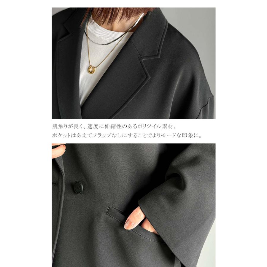 【 クラシカルエルフ classical elf 】アウター レディース 秋 ジャケット レディース テーラードダブルジャケット オーバーサイズ セットアップ可 | classicalelf | 16