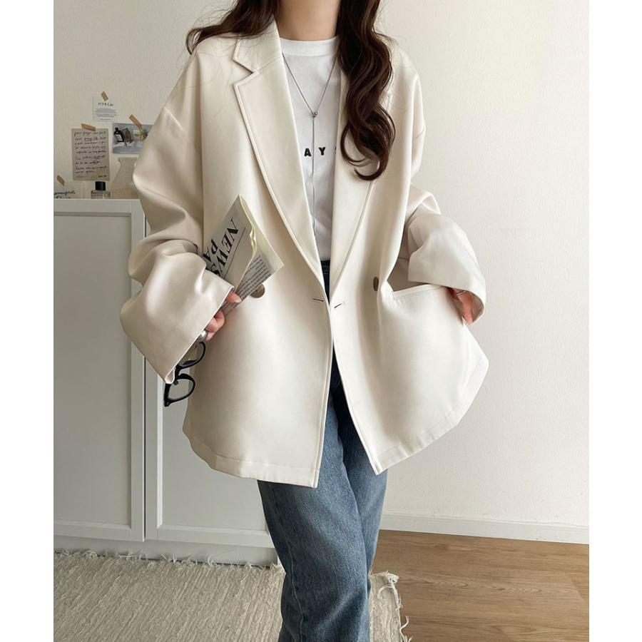 【 クラシカルエルフ classical elf 】アウター レディース 秋 ジャケット レディース テーラードダブルジャケット オーバーサイズ セットアップ可 | classicalelf | 04