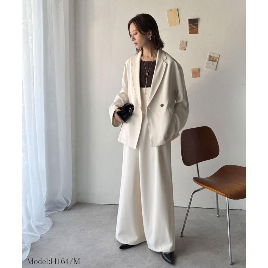 【 クラシカルエルフ classical elf 】アウター レディース 秋 ジャケット レディース テーラードダブルジャケット オーバーサイズ セットアップ可 | classicalelf | 05