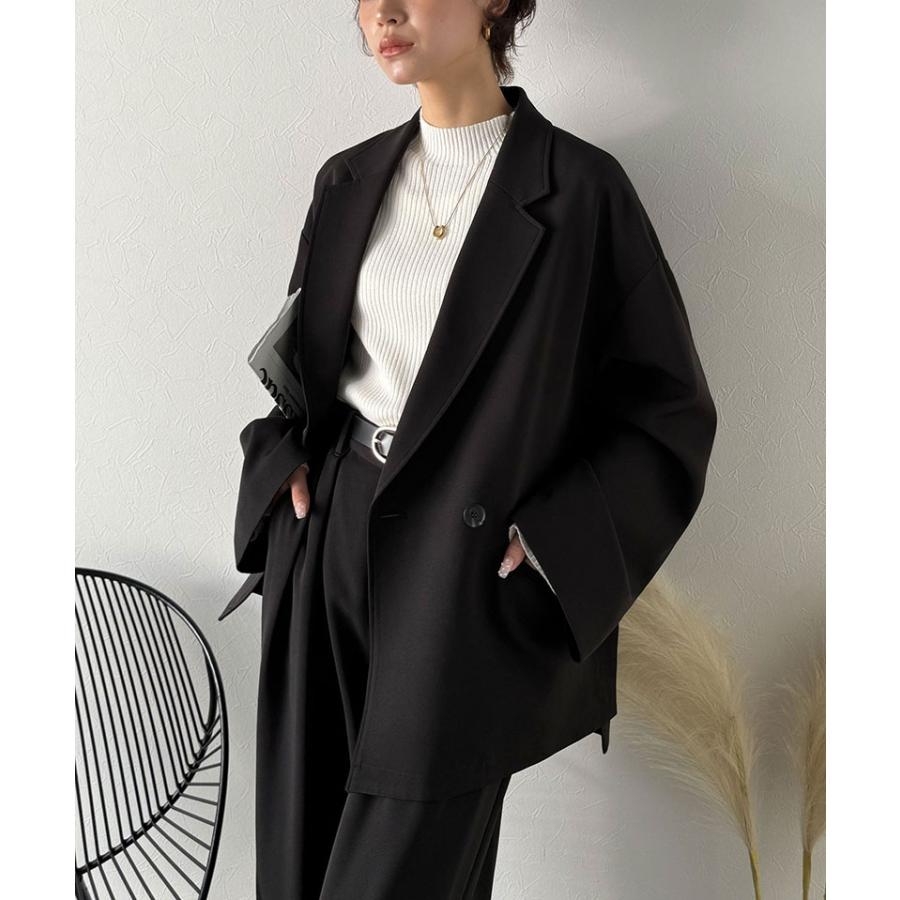 【 クラシカルエルフ classical elf 】アウター レディース 秋 ジャケット レディース テーラードダブルジャケット オーバーサイズ セットアップ可 | classicalelf | 07