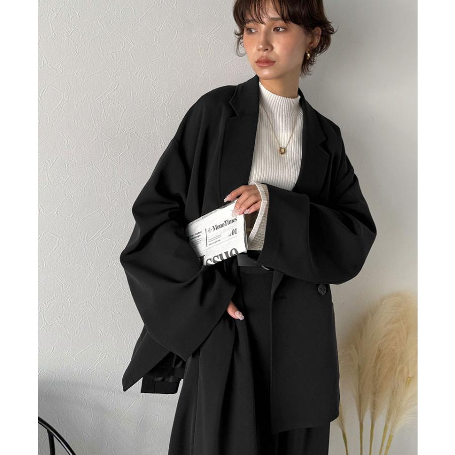 【 クラシカルエルフ classical elf 】アウター レディース 秋 ジャケット レディース テーラードダブルジャケット オーバーサイズ セットアップ可 | classicalelf | 08