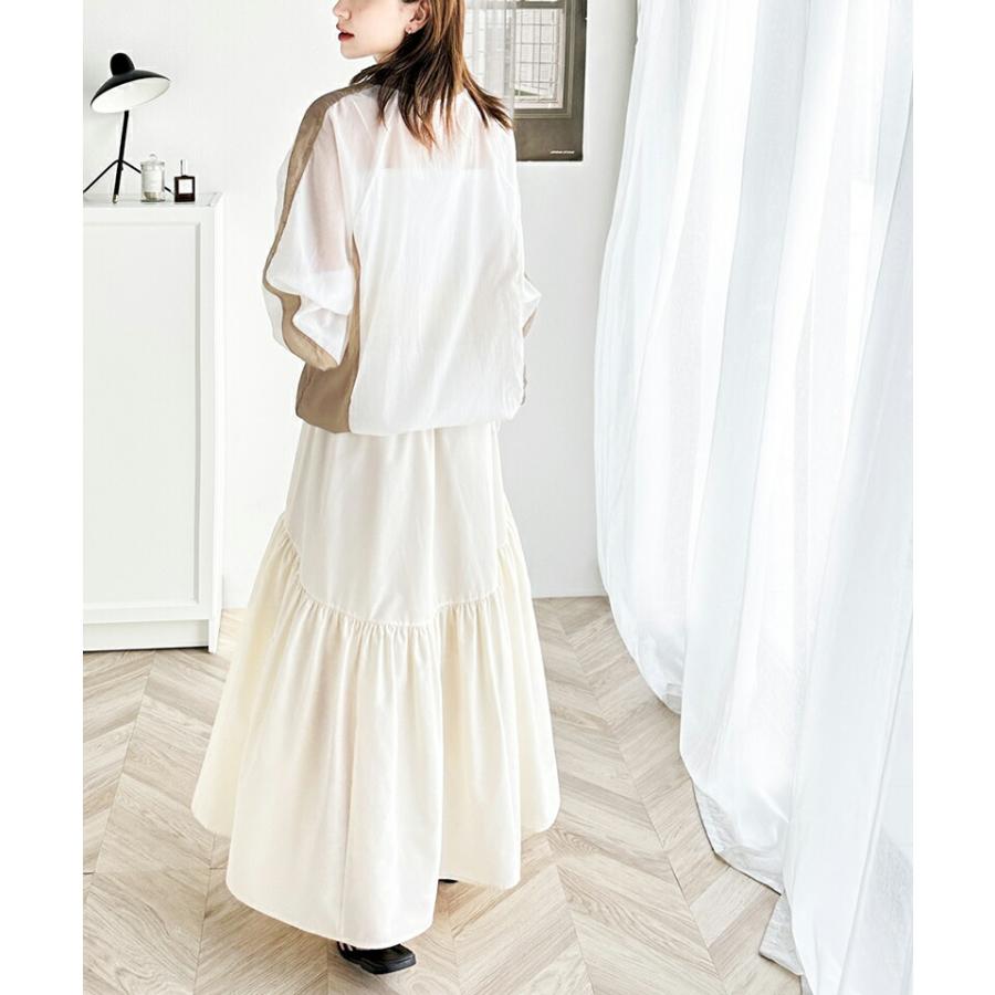 トップス Tシャツ レディース レトロ 配色 胸 刺繍 シアー 速乾性 ナイロン 裾 ドロスト V ネック プルオーバー 男女兼用 ユニセックス メンズ | classicalelf | 05