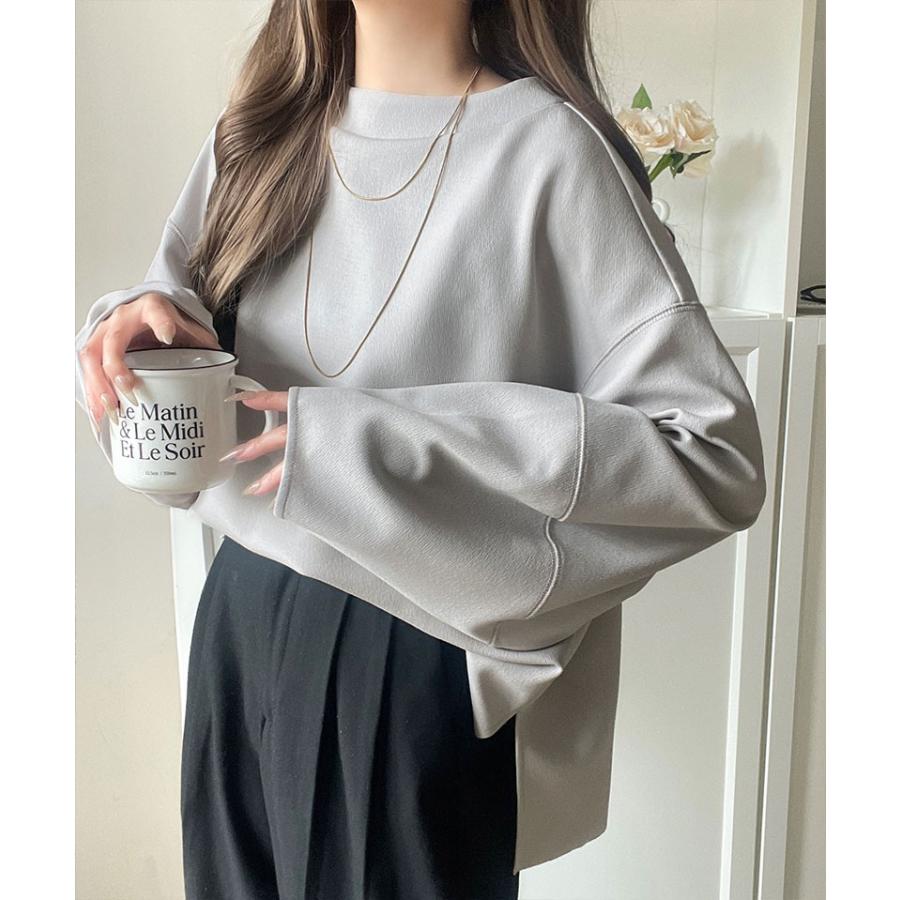 【 クラシカルエルフ classical elf 】トップス レディース きれいめ 長袖 Tシャツ ゆったり シルエット ランタン スリーブ カットジョーゼット | classicalelf | 11