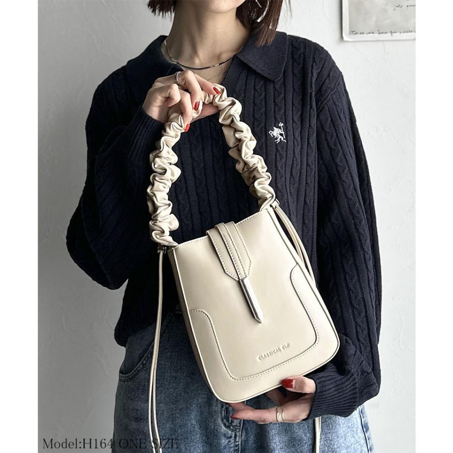 【 クラシカルエルフ classical elf 】 バッグ ショルダーバッグ レディース ドロース ハンドル フェイクレザー 2way ショルダー | classicalelf | 02