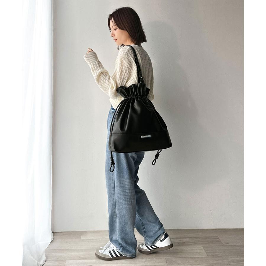 【 クラシカルエルフ classical elf 】バッグ トートバッグ レディース フェイクレザー ビッグトートバッグ 巾着型 大容量 きちんと感 可愛らしい 通勤 | classicalelf | 11