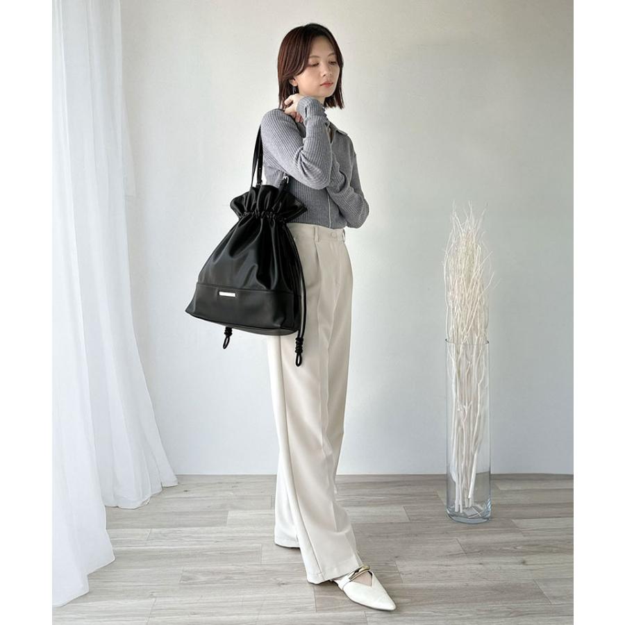 【 クラシカルエルフ classical elf 】バッグ トートバッグ レディース フェイクレザー ビッグトートバッグ 巾着型 大容量 きちんと感 可愛らしい 通勤 | classicalelf | 08