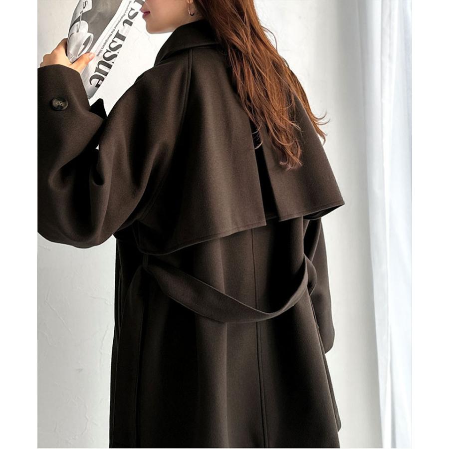 【 クラシカルエルフ classical elf 】 アウター レディース 秋 ジャケット 着こなし 自在 2way ステンカラー ミドル丈 アレンジ コート ゆるっと | classicalelf | 13