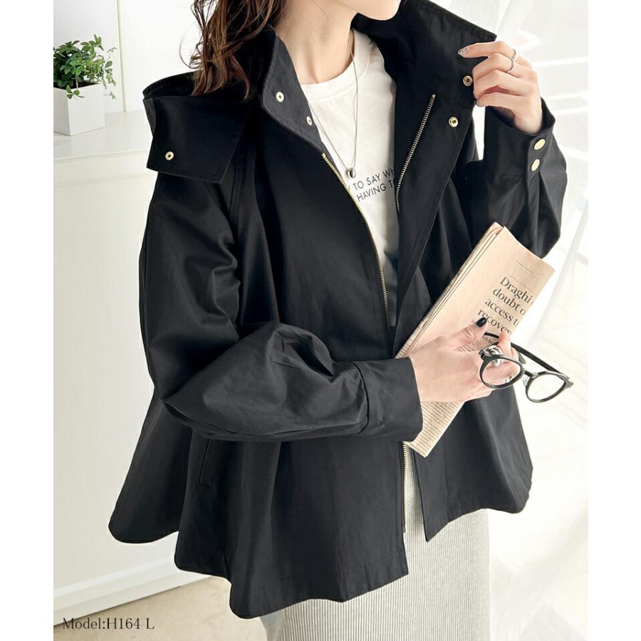 アウター ジャケット レディース スタンド カラー マウンテンパーカー ビッグシルエット レイヤードコーデ アウトドア 旅行 デイリー 羽織り | classicalelf | 10